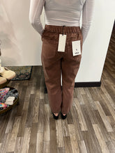 Load image into Gallery viewer, Mica Denim Cocoa Brown High Rise Jogger Crop Jeans