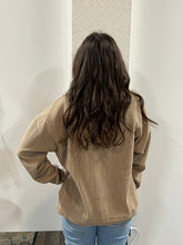 Load image into Gallery viewer, Brown Oversized Soft Textured Knit Sweater