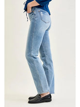 Load image into Gallery viewer, Judy Blue High Waist Tummy Control Contrast Wash Straight Leg Jeans
