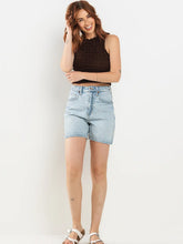 Load image into Gallery viewer, Sneak Peek High Rise Baggy Shorts in Light Vintage