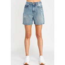 Load image into Gallery viewer, SneakPeek High Rise Baggy Shorts with Slight Distress