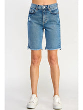Load image into Gallery viewer, SneakPeek Bermuda Shorts with Slight Hip Distress