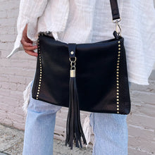 Load image into Gallery viewer, Jen & Co Black Marie Crossbody with Grommet Details - Athena's Fashion Boutique