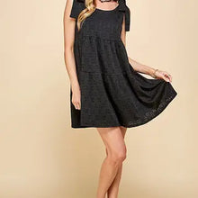 Load image into Gallery viewer, Women's Tiered Midi Dress with Ribbon Tie - Athena's Fashion Boutique