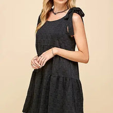 Load image into Gallery viewer, Women's Tiered Midi Dress with Ribbon Tie - Athena's Fashion Boutique