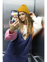 Load image into Gallery viewer, Denim Blue Cozy Soft Corduroy Overalls - Athena's Fashion Boutique