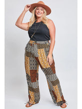 Load image into Gallery viewer, Missy Plus Size Linen Elastic Waist Flood with Drawstring