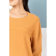 Load image into Gallery viewer, Camel Oversized Solid Color Comfy Knit Top