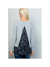 Load image into Gallery viewer, Celestial Animal Print Open Back Top