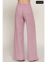 Load image into Gallery viewer, Women's Pink Drawstring Crinkle Long Pants