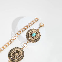 Load image into Gallery viewer, Ornate Single Stud Hoop Chain Belt - Athena's Fashion Boutique