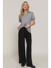 Load image into Gallery viewer, Gray Short Sleeve Round Neck Tee