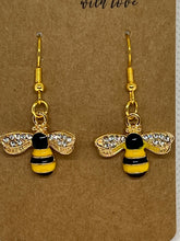 Load image into Gallery viewer, Bumble Bee Earrings - Athena's Fashion Boutique