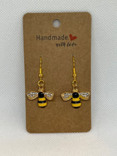 Load image into Gallery viewer, Bumble Bee Earrings - Athena's Fashion Boutique