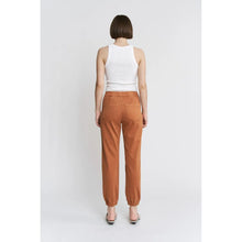 Load image into Gallery viewer, Mica Denim Cinnamon High Rise Crop Joggers Jeans