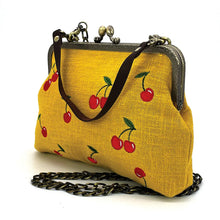 Load image into Gallery viewer, Cherry Kisslock Crossbody Handbag - Athena&#39;s Fashion Boutique
