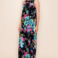 Load image into Gallery viewer, Plus Size Floral Print Maxi Slit Dress with Pockets
