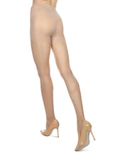 Load image into Gallery viewer, Women's All Over Rhinestone Nylon Nude Sheer Tights - Athena's Fashion Boutique