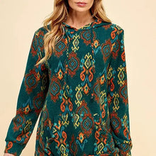Load image into Gallery viewer, Plus Size Simple Retro Print Soft Hoodie