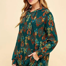 Load image into Gallery viewer, Plus Size Simple Retro Print Soft Hoodie