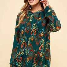 Load image into Gallery viewer, Plus Size Simple Retro Print Soft Hoodie