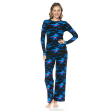 Load image into Gallery viewer, Outer Space 2 Piece Longsleeve Shirt and Pants Lounge Set