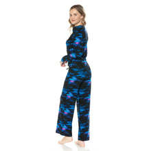 Load image into Gallery viewer, Outer Space 2 Piece Longsleeve Shirt and Pants Lounge Set