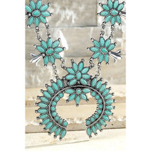 Load image into Gallery viewer, Squash Blossom Necklace with Earrings Set - Athena's Fashion Boutique