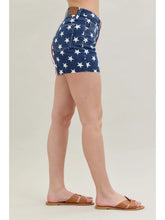 Load image into Gallery viewer, Judy Blue High Waist Americana Flag Fray Hem Shorts