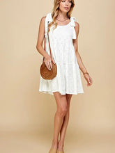 Load image into Gallery viewer, Women's Tiered Midi Dress with Ribbon Tie - Athena's Fashion Boutique