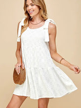 Load image into Gallery viewer, Women's Tiered Midi Dress with Ribbon Tie - Athena's Fashion Boutique