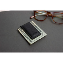 Load image into Gallery viewer, Kiko Leather Black Magnetic Money Clip #111 - Athena&#39;s Fashion Boutique
