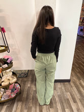 Load image into Gallery viewer, Sage Elastic Waist Parachute Pants
