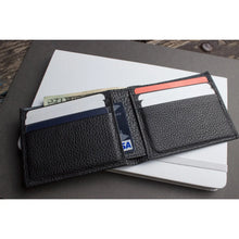 Load image into Gallery viewer, Kiko Black Classic Leather Wallet #122
