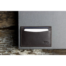 Load image into Gallery viewer, Kiko Leather Brown Classic Card Case #130
