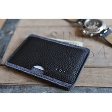 Load image into Gallery viewer, Kiko Leather Black Combo Card Case #142 - Athena&#39;s Fashion Boutique
