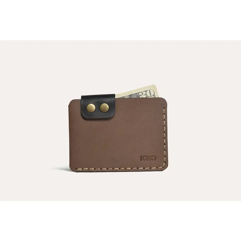 Kiko Leather Brown Card Wallet #160