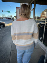 Load image into Gallery viewer, Stripe Button Down Knit Cardigan - Athena&#39;s Fashion Boutique
