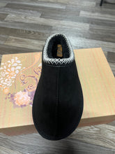 Load image into Gallery viewer, Sparks Black Slip On Faux Fur Mules
