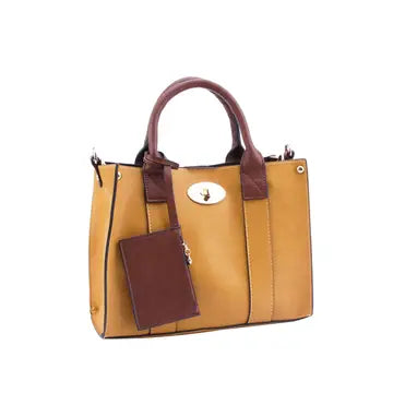  3-in-1 Boxy Satchel & Crossbody Handbag