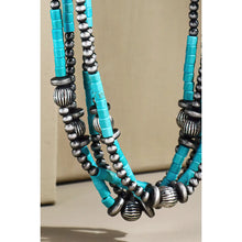 Load image into Gallery viewer, 5 Strand Western Bead Necklace
