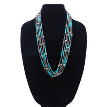 Load image into Gallery viewer, 5 Strand Western Bead Necklace
