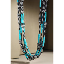 Load image into Gallery viewer, 5 Strand Western Bead Necklace
