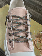 Load image into Gallery viewer, Pink Aman Sparkly Laces Tennis Shoes
