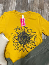 Load image into Gallery viewer, Sunflower Graphic TShirt
