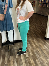 Load image into Gallery viewer, Aquamarine High Waisted Judy Blue Jeans - Athena&#39;s Fashion Boutique
