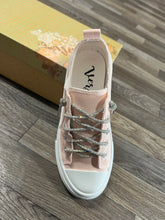 Load image into Gallery viewer, Pink Aman Sparkly Laces Tennis Shoes
