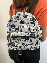 Load image into Gallery viewer, Spooky Nights Collage Mini Backpack - Athena&#39;s Fashion Boutique
