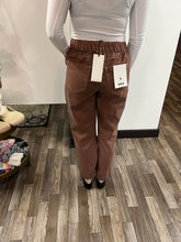 Load image into Gallery viewer, Mica Denim Cocoa Brown High Rise Jogger Crop Jeans
