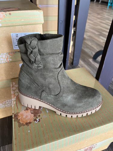 Very G Brand Green Demi Boot